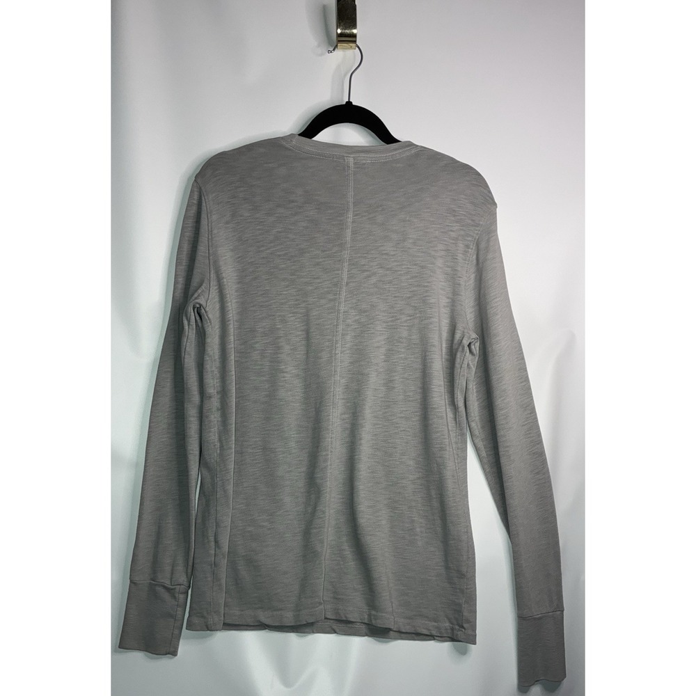 American Giant Shirt Mens Size Medium Long Sleeve Grey Basic Minimal Classic - Picture 7 of 7